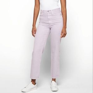 Madewell Perfect Vintage Straight jeans lavender 28 waist